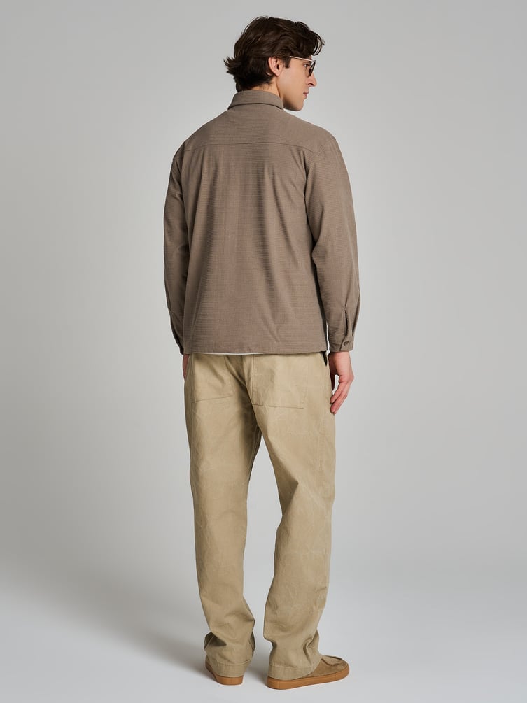 Рубашка вельветовая классическая