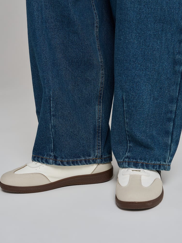 Джинсы Balloon зауженные с вареным эффектом