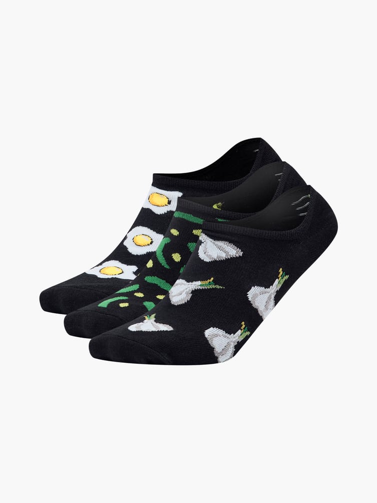 Следки - 3 пары с принтом