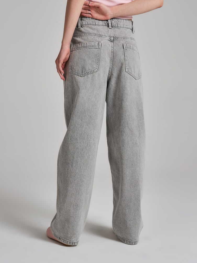 Джины багги с вареным эффектом