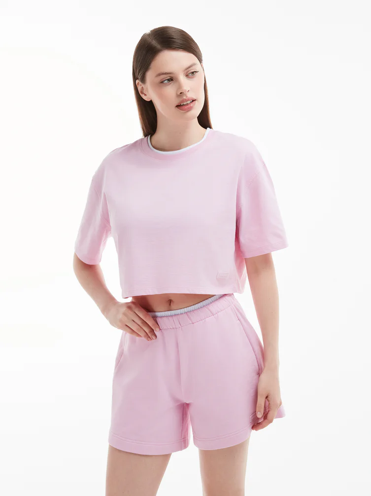 Спортивные хлопковые шорты Color Basic
