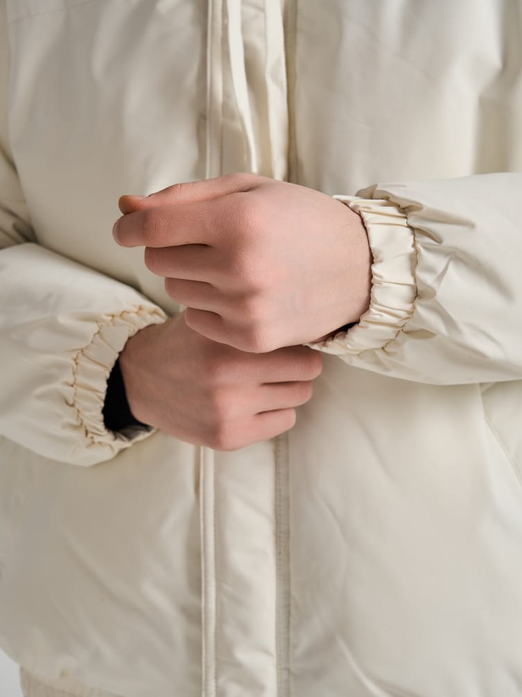 Куртка зимняя без капюшона на синтепоне