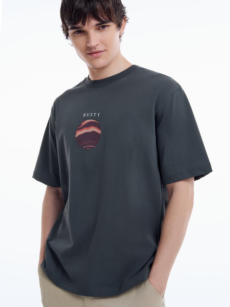 Футболка с принтом планеты Юпитер