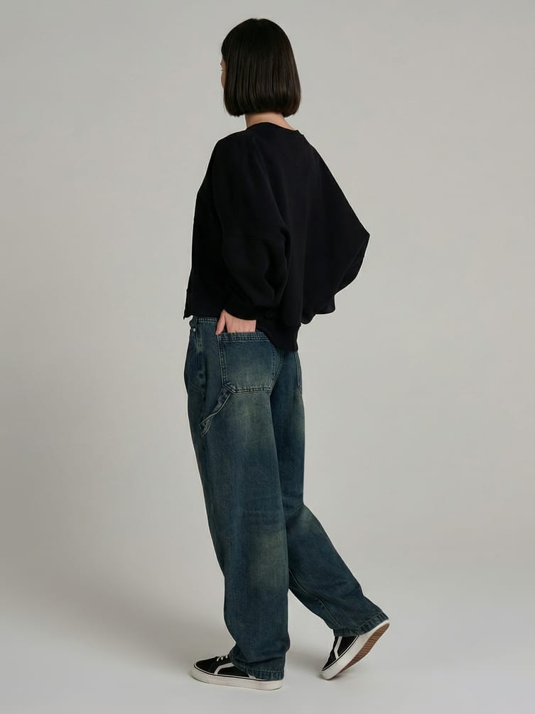 Джинсы широкие Balloon