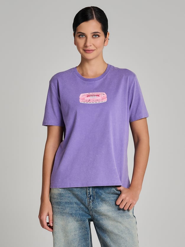 Футболка варенка с принтом