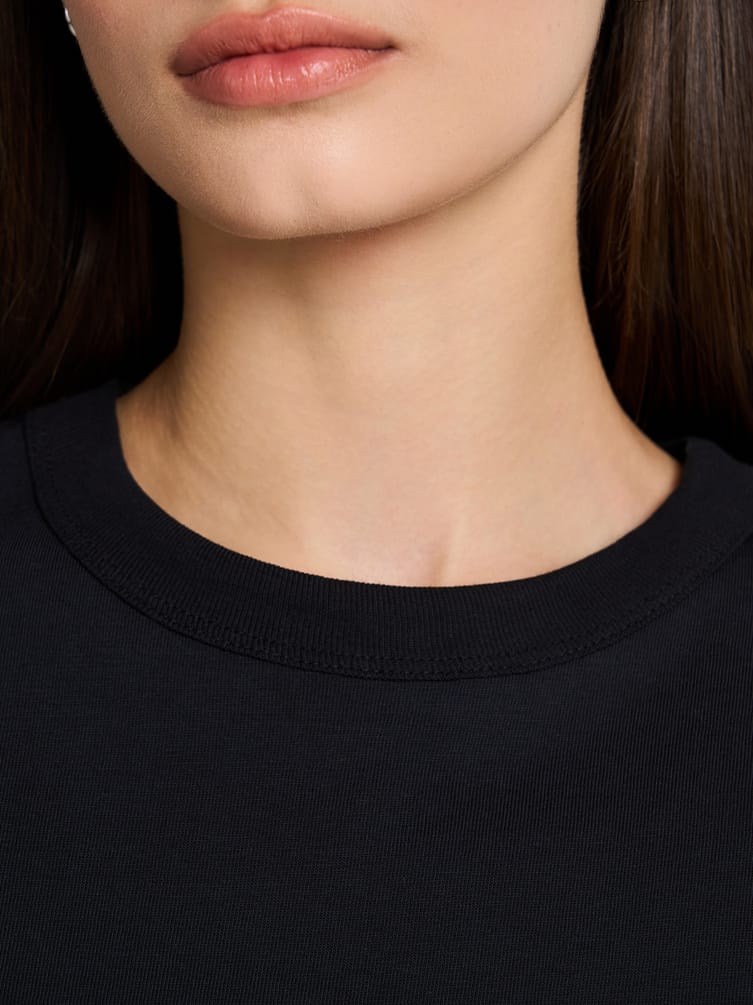 Хлопковая футболка с принтом