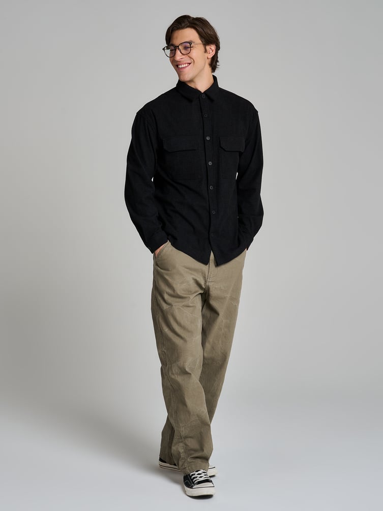 Рубашка вельветовая классическая