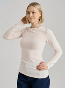 Лонгслив асимметричный с драпировкой