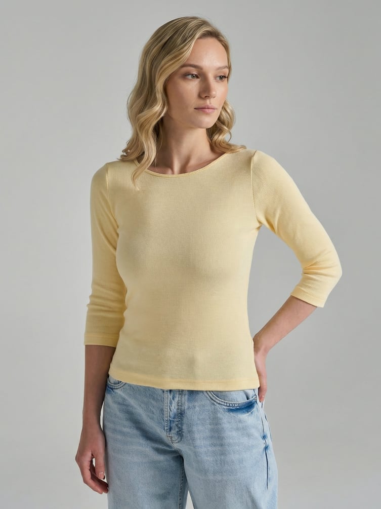 Лонгслив приталенный