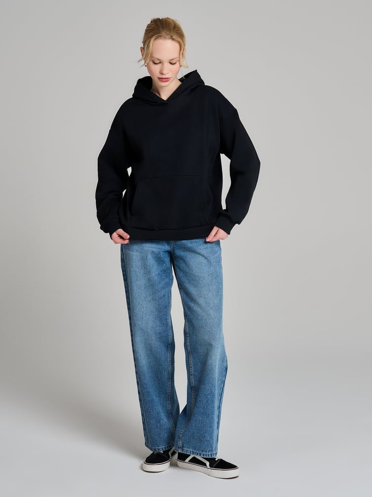 Утепленное худи с начёсом