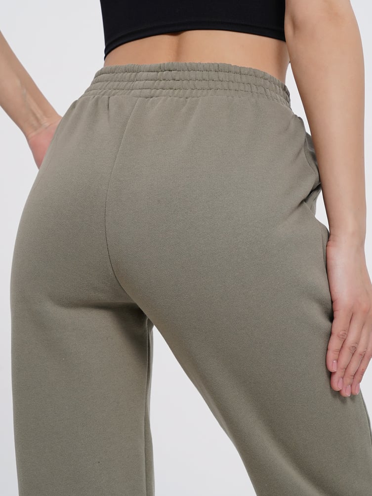 Утепленные брюки с принтом драконы