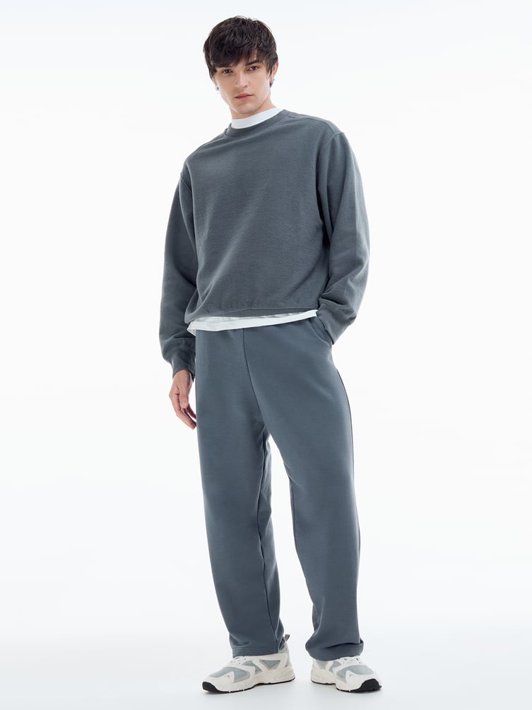 Свитшот оверсайз с начесом