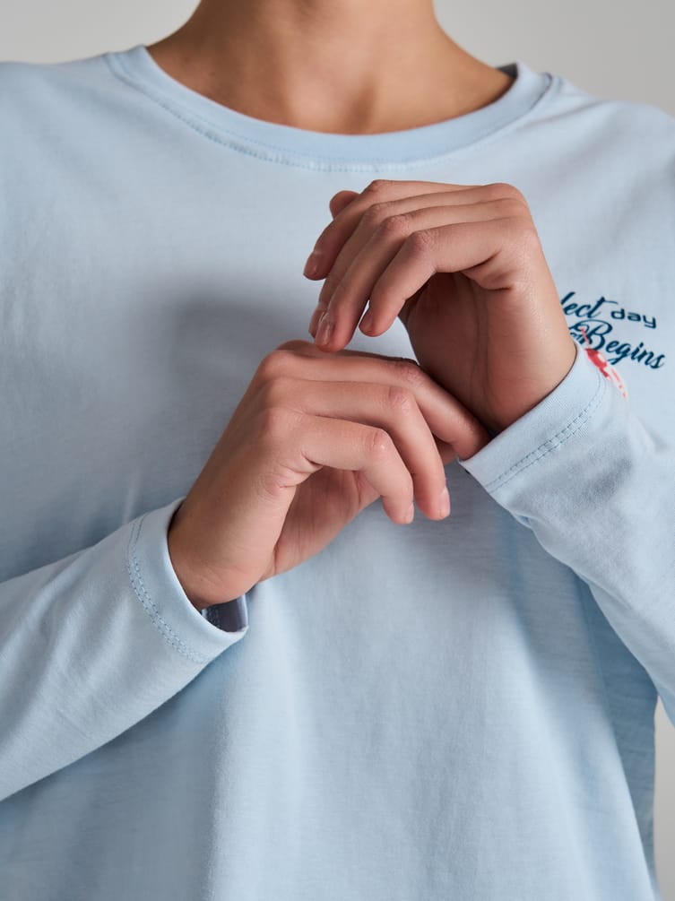 Пижама с лонгсливом и брюками