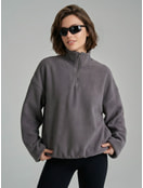 Свитшот флисовый с высоким горлом