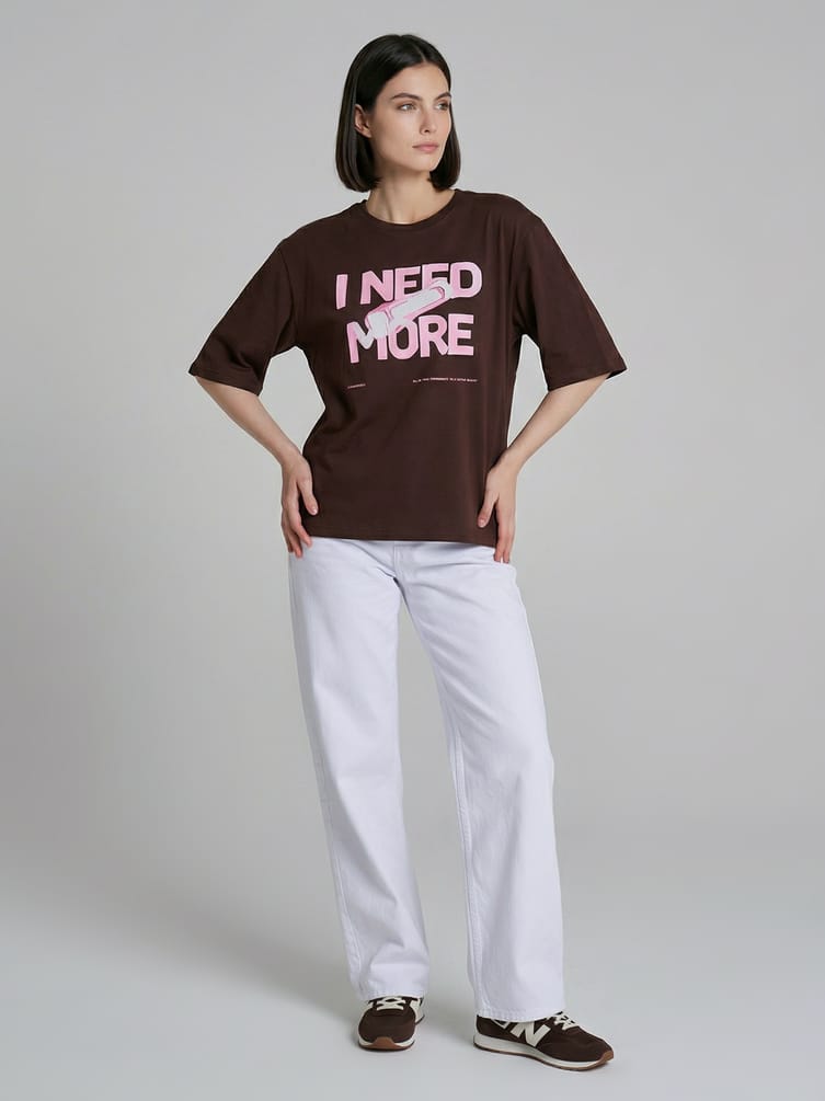 Футболка оверсайз с надписью