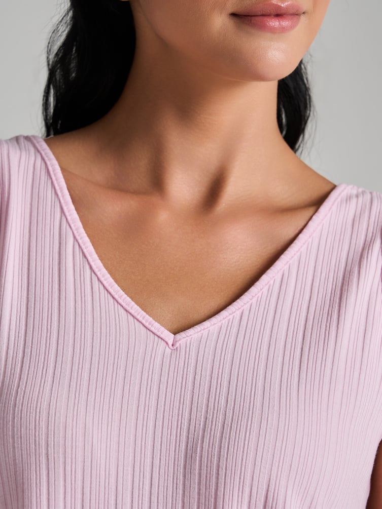 Пижама из вискозы с шортами