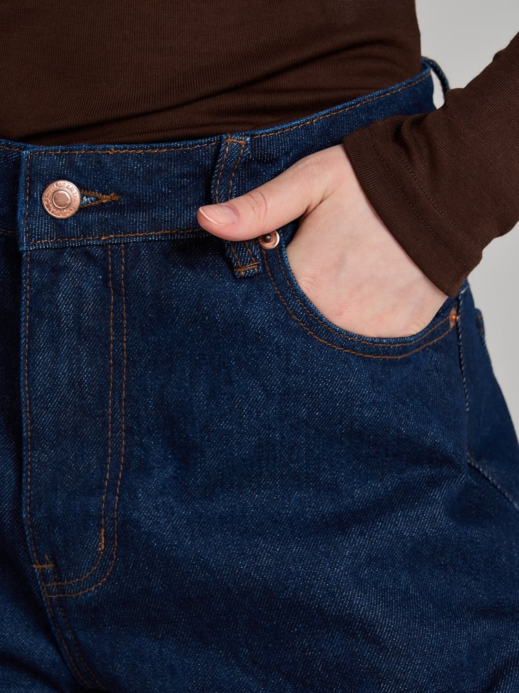 Джинсы широкие палаццо