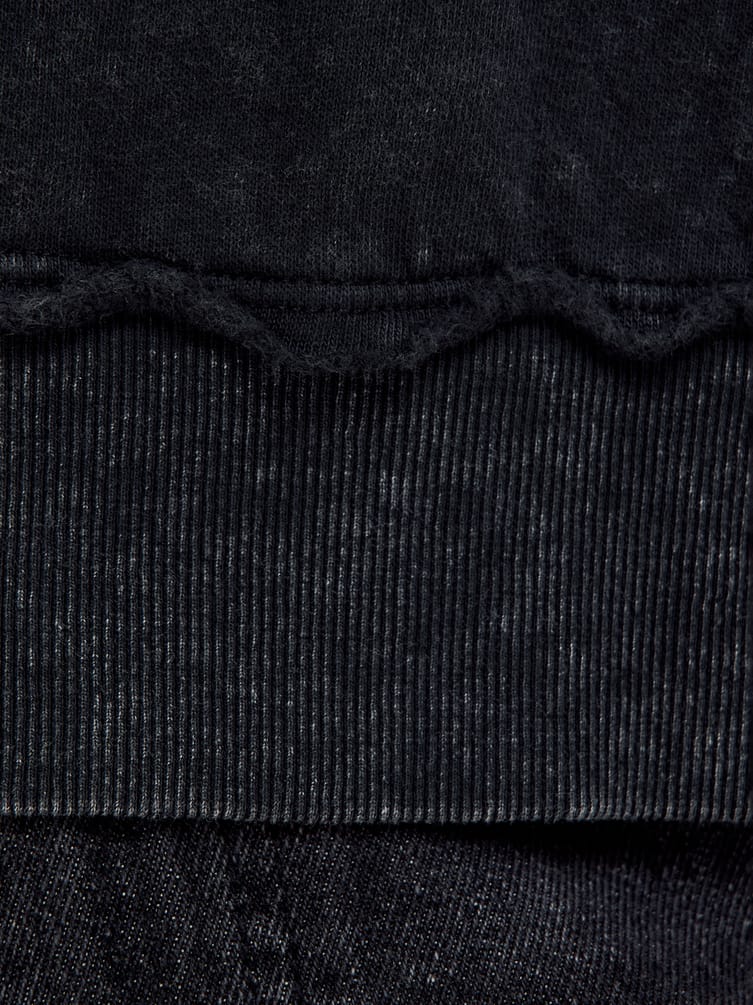 Свитшот с вареным эффектом и надписью