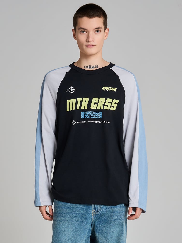 Лонгслив спортивный с надписью