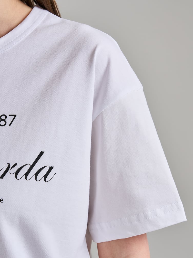 Футболка хлопковая с надписью