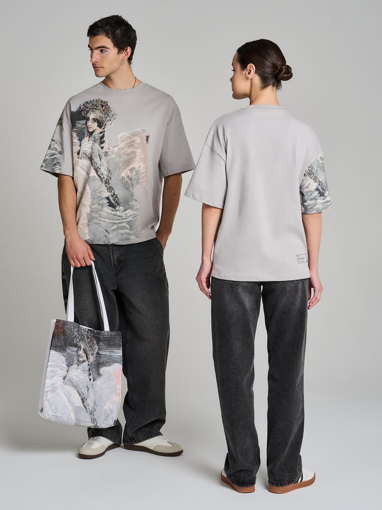 Футболка с принтом картин Третьяковской галереи