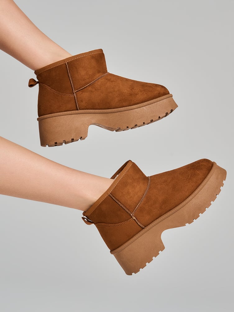 Угги зимние на платформе