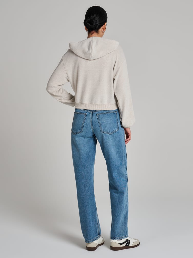 Толстовка с капюшоном трикотажная