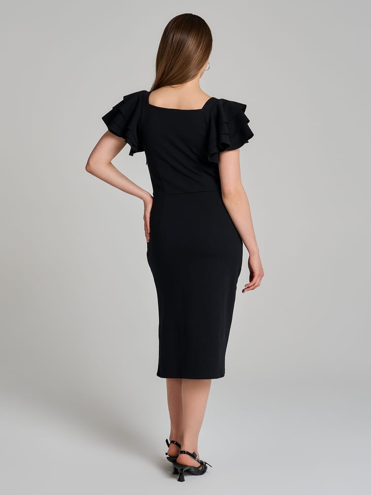 Платье вечернее с разрезом