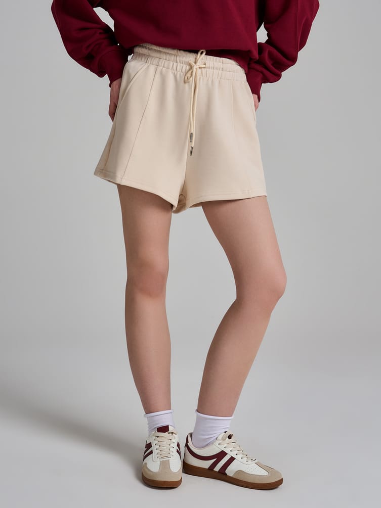 Шорты из вискозы со стрелками