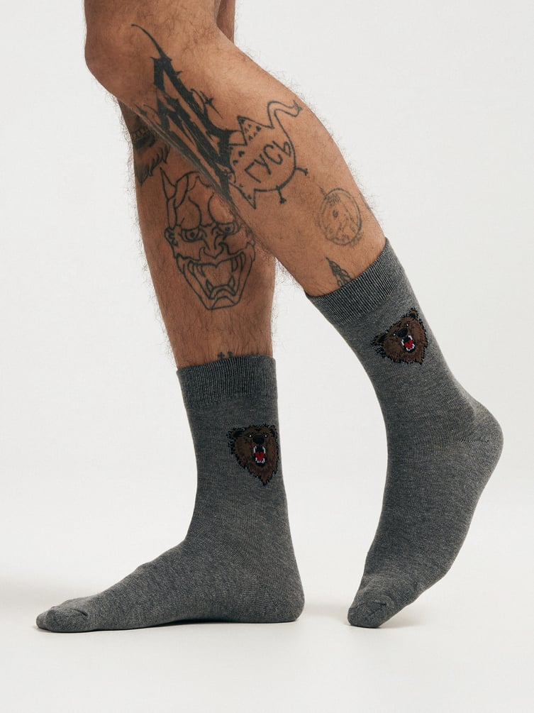 Носки - 3 пары с принтом