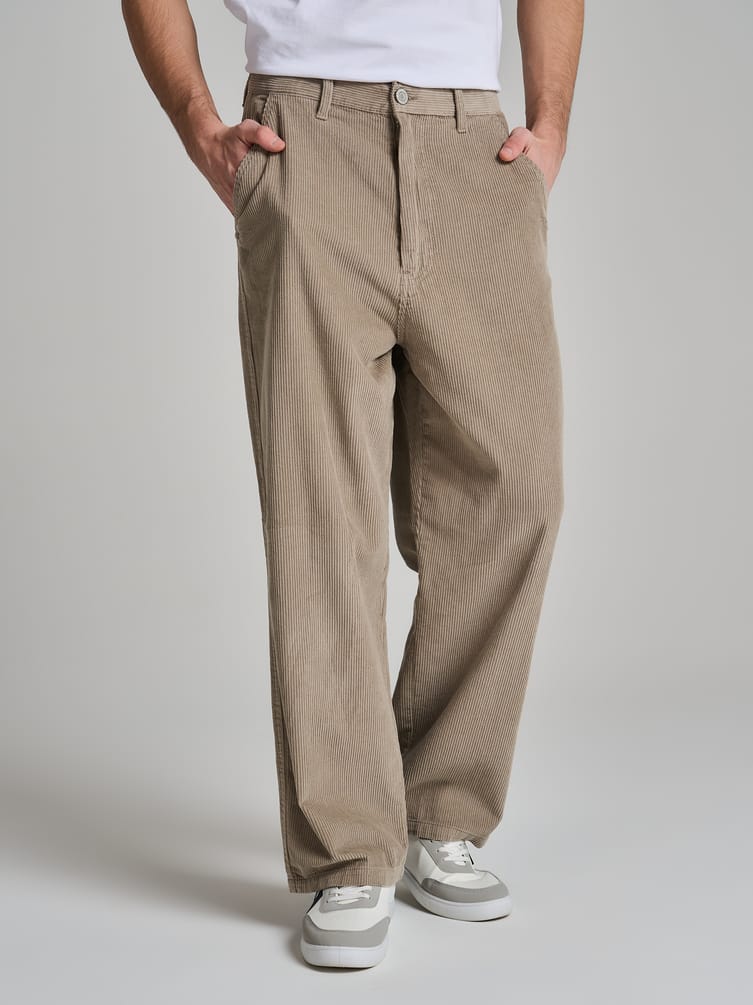 Брюки вельветовые прямые