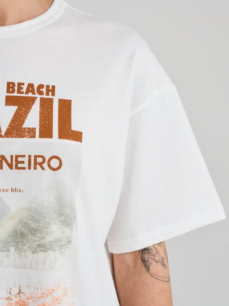 Футболка с принтом Brazil
