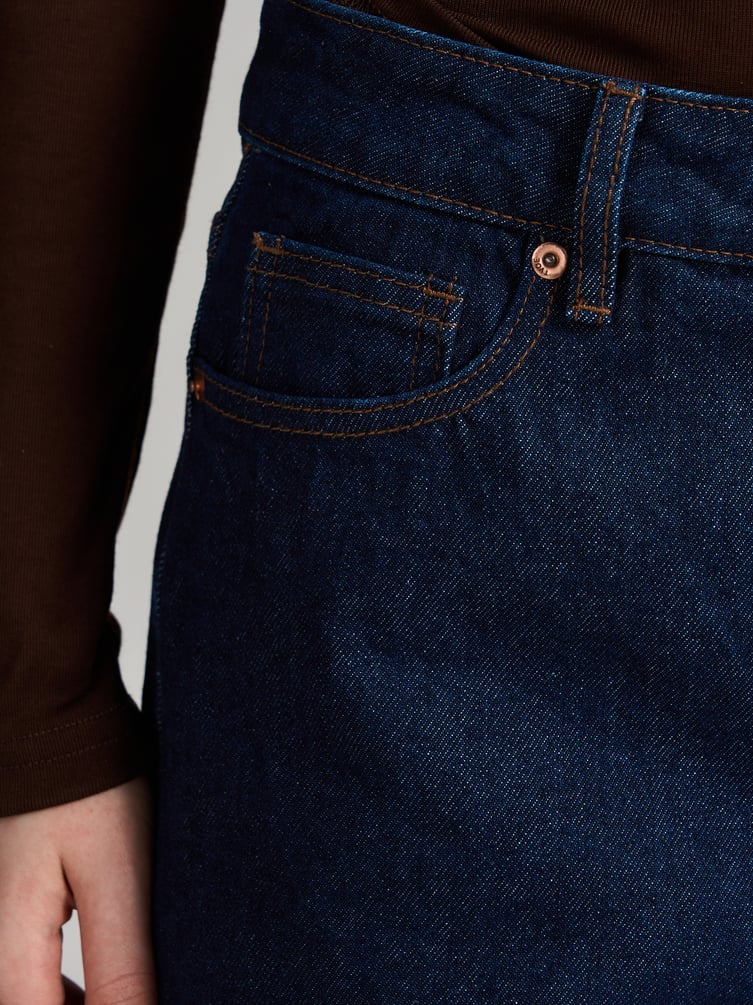 Джинсы широкие палаццо