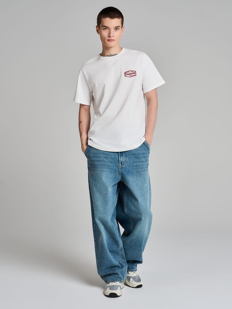 Хлопковая футболка с коротким рукавом