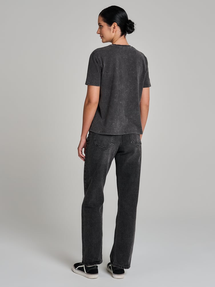 Футболка оверсайз с вареным эффектом