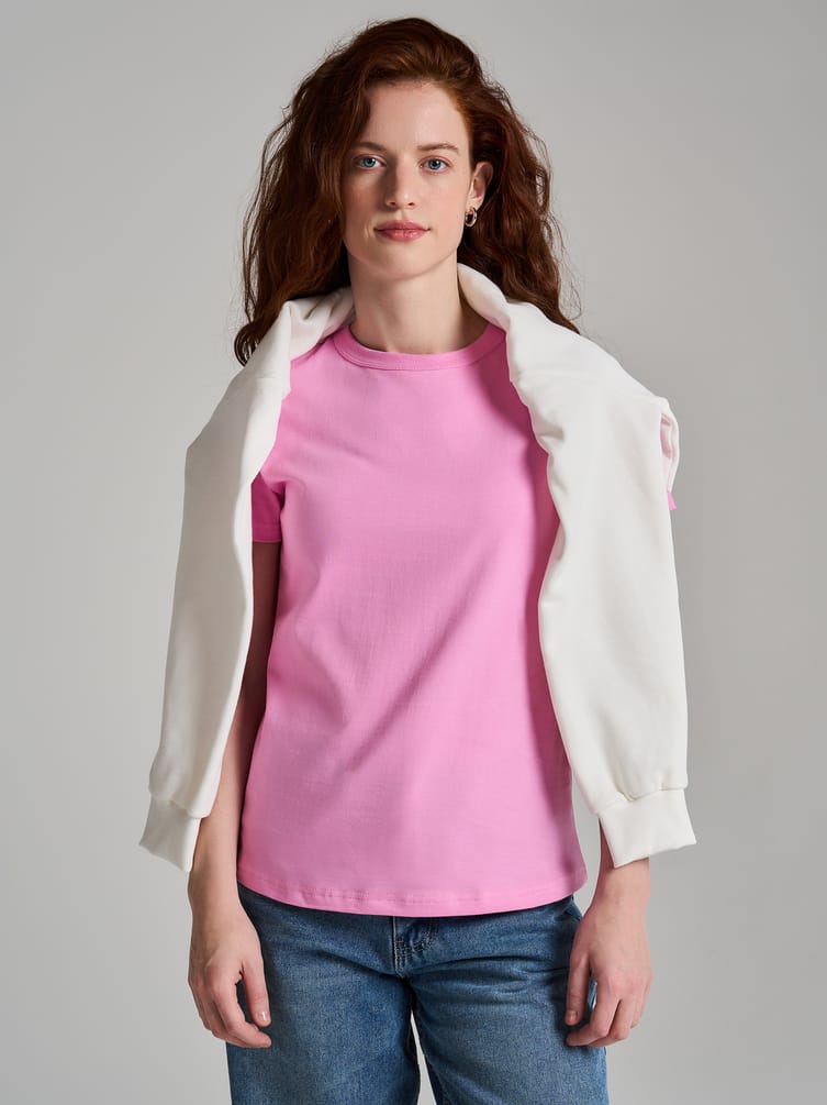 Классическая футболка из хлопка