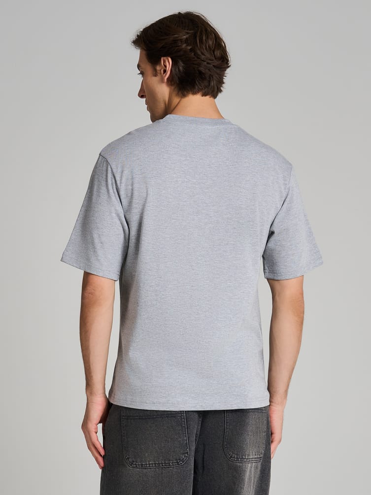 Футболка свободного кроя с принтом