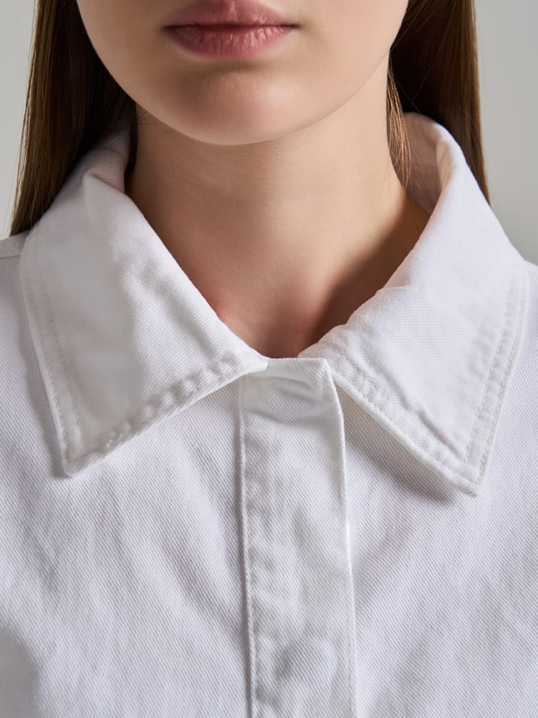 Рубашка джинсовая оверсайз