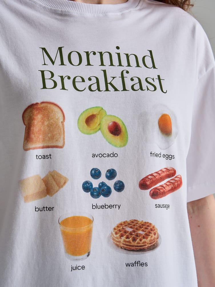 Пижама из хлопка с футболкой и брюками