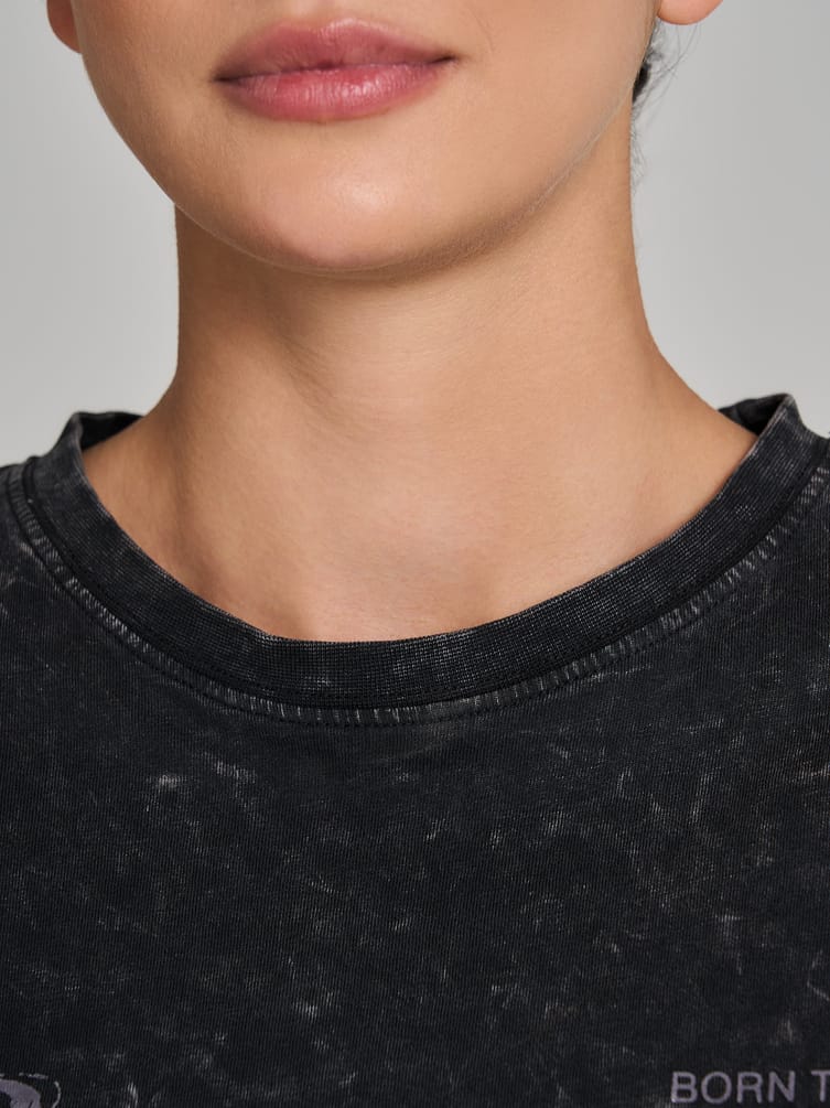 Футболка варенка оверсайз с надписью на спине