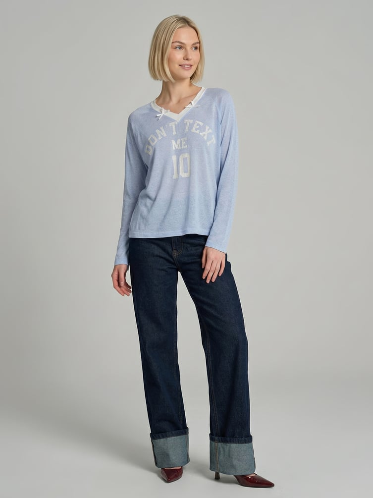 Лонгслив спортивный оверсайз с надписью