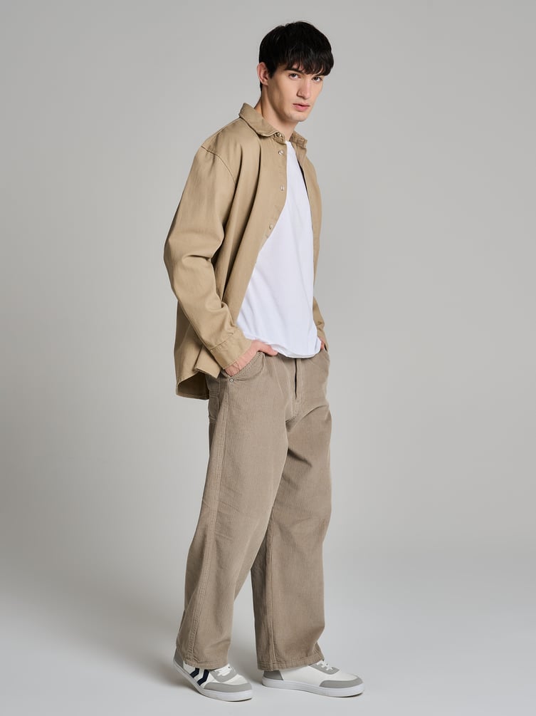 Брюки вельветовые прямые