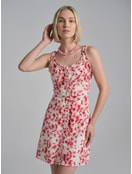 Сарафан мини с рюшами