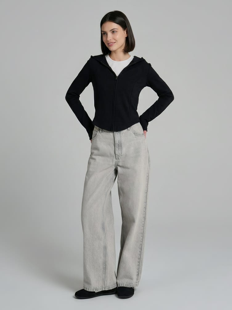 Зип худи спортивная