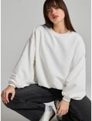 Свитшот с резинкой на талии