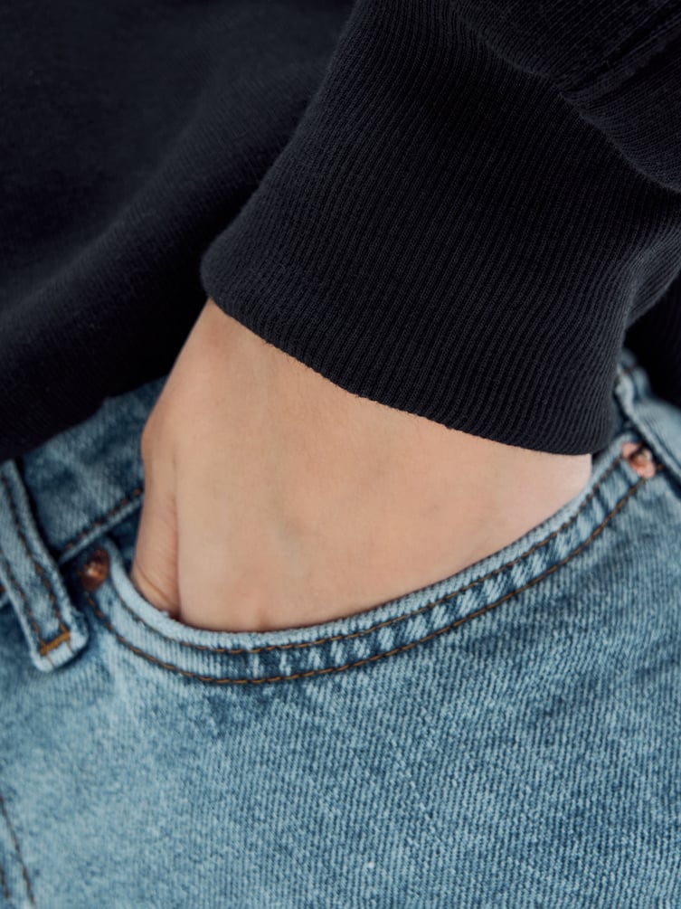 Джинсы Balloon зауженные с высокой талией