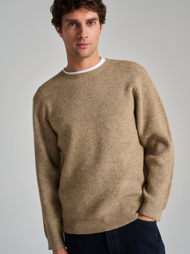 Джемпер вязаный теплый