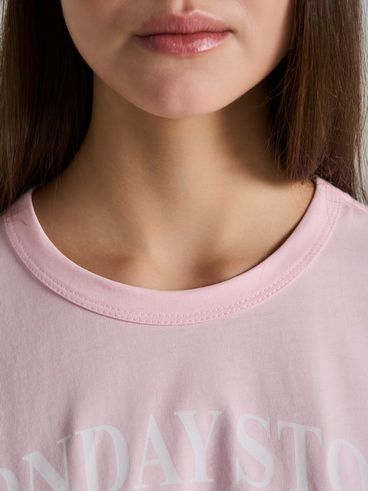 Футболка оверсайз с принтом