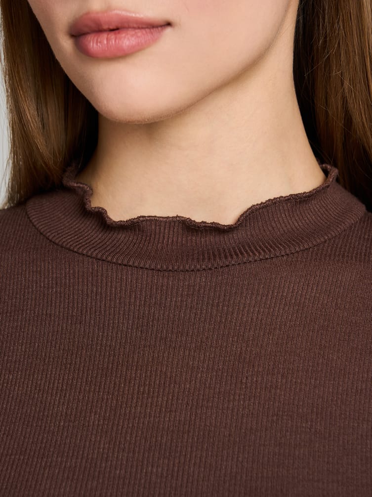 Водолазка лапша с высоким горлом