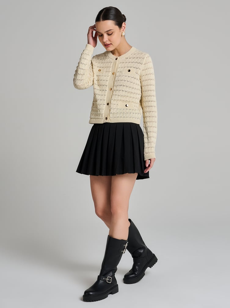 Кардиган вязаный на пуговицах